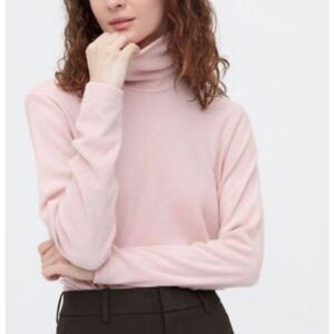 Uniqlo Pink Turtleneck Sweater